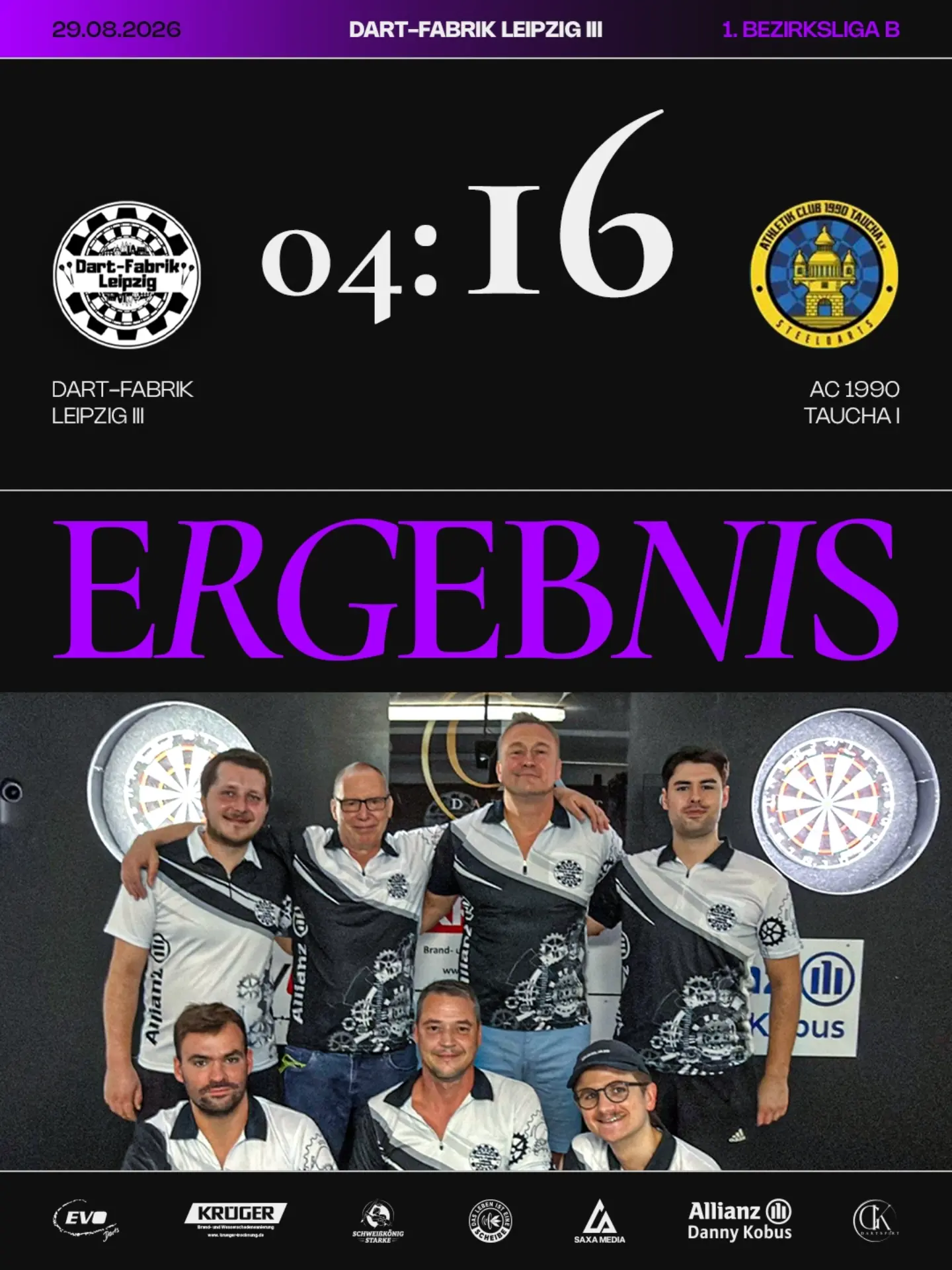 Beitragsbild für „1. Spieltag: gegen AC 1990 Taucha I“